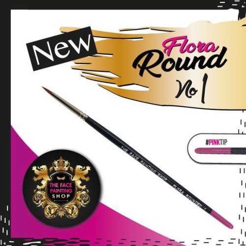 The Face Painting Shop Rounded Flora Brush Size 1 (*ROUNDED* FLORA 1)